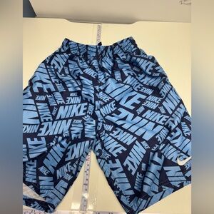 Nike Light Blue Graphic Shorts